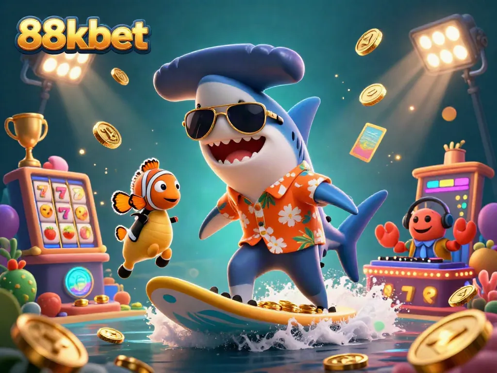 Engage in winning strategies at 88kbet with a vibrant 3D casino sea adventure.