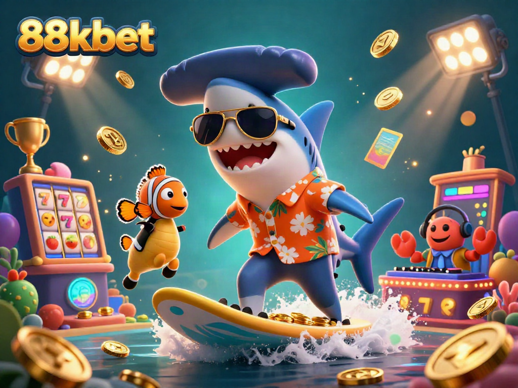 Engage in winning strategies at 88kbet with a vibrant 3D casino sea adventure.